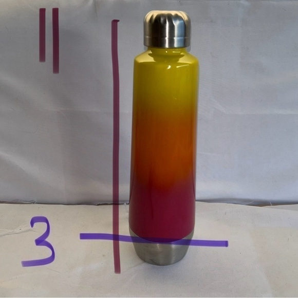 Target Bottle Thermal 18.9 oz Insulated Stainless Steel Hot or Cold Ombre Sunset - Picture 3 of 9